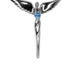 Birthstone Angel Necklace - Lavaggi Fine Jewelry