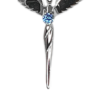 Birthstone Angel Necklace - Lavaggi Fine Jewelry