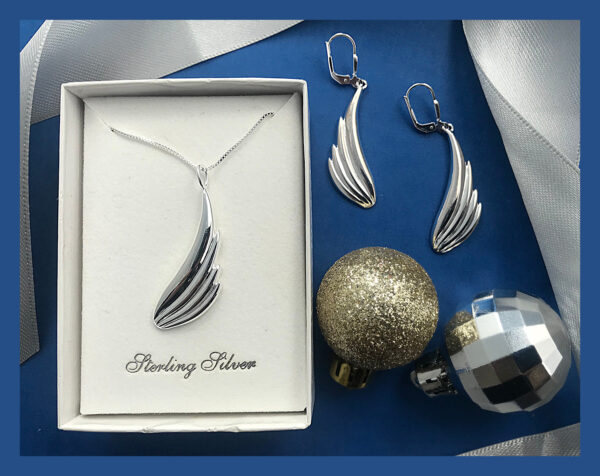 UPLIFTING ANGEL WING SET - Lavaggi Fine Jewelry